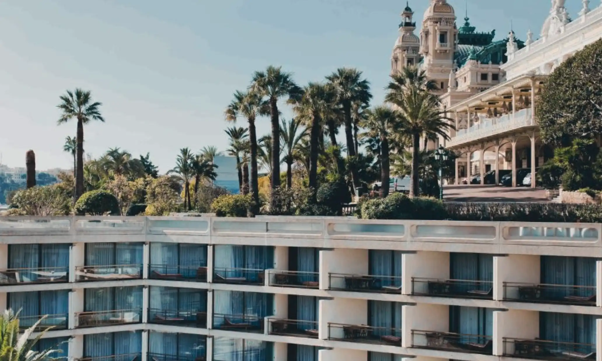 Fairmont Monte Carlo with direct race viewing