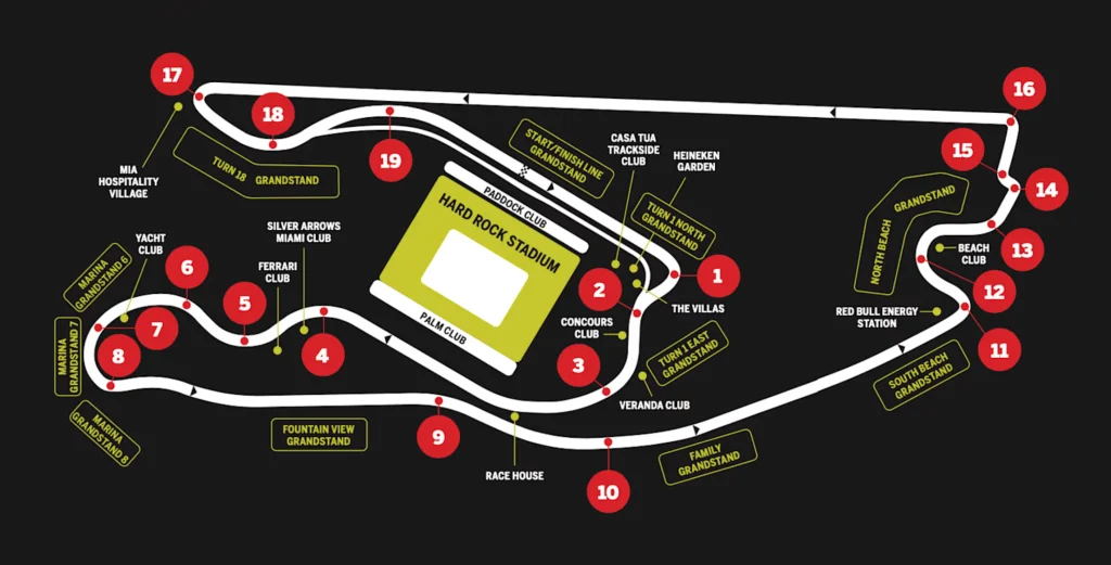 Miami grand prix 2026 map