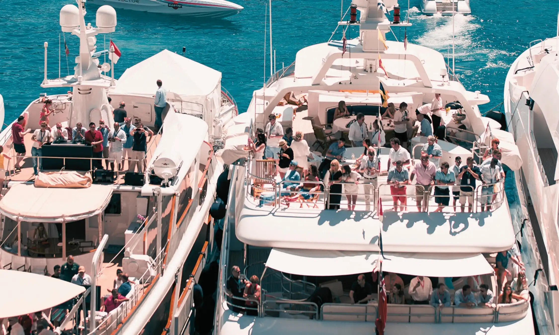 yachts at monaco grand prix