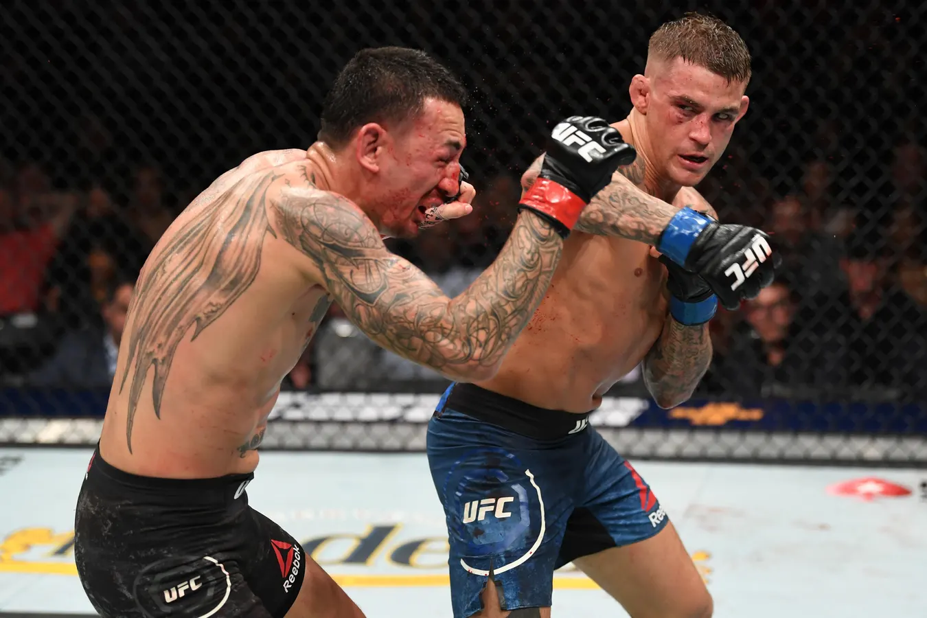 Max Holloway and Dustin Poirier ready to fight at UFC 318