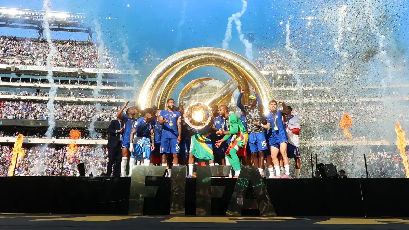 Collage showcasing the luxury hospitality and travel experiences offered by Above + Beyond for major sporting events.