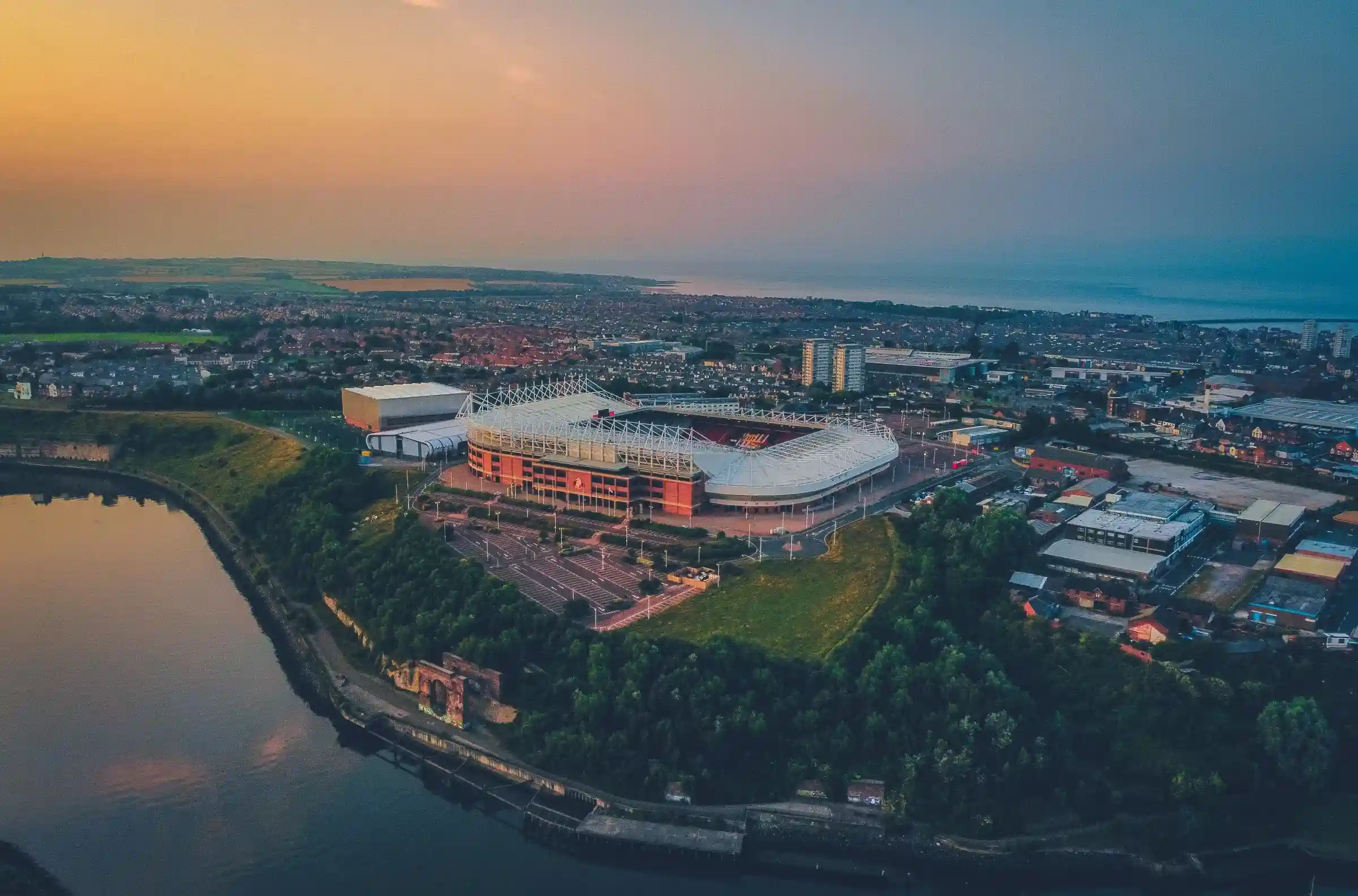 The impressive Stadium of Light in Sunderland during a concert